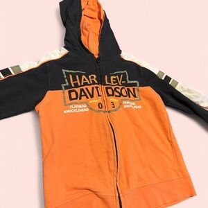 Harley-Davidson Kids Orange Hoodie